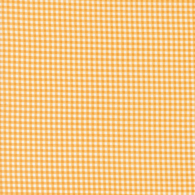 Shine Quilt Fabric - Gingham in Orangesicle - 55676 15