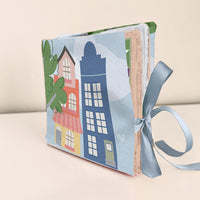 Shop Hop Quilt Fabric - Button Lane Doll House Canvas Panel - Y4795-5 - SOLD AS A 54" PANEL - 100% COTTON CANVAS