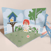 Shop Hop Quilt Fabric - Button Lane Doll House Canvas Panel - Y4795-5 - SOLD AS A 54" PANEL - 100% COTTON CANVAS