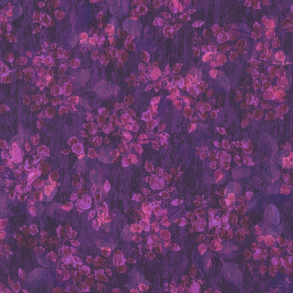 Sienna Quilt Fabric - Blender in Aubergine Purple - SRKD-21167-221 AUBERGINE