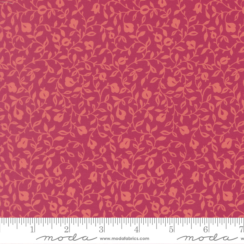 Sitara Quilt Fabric - Affinity in Pomegranate Dark Pink - 11985 24