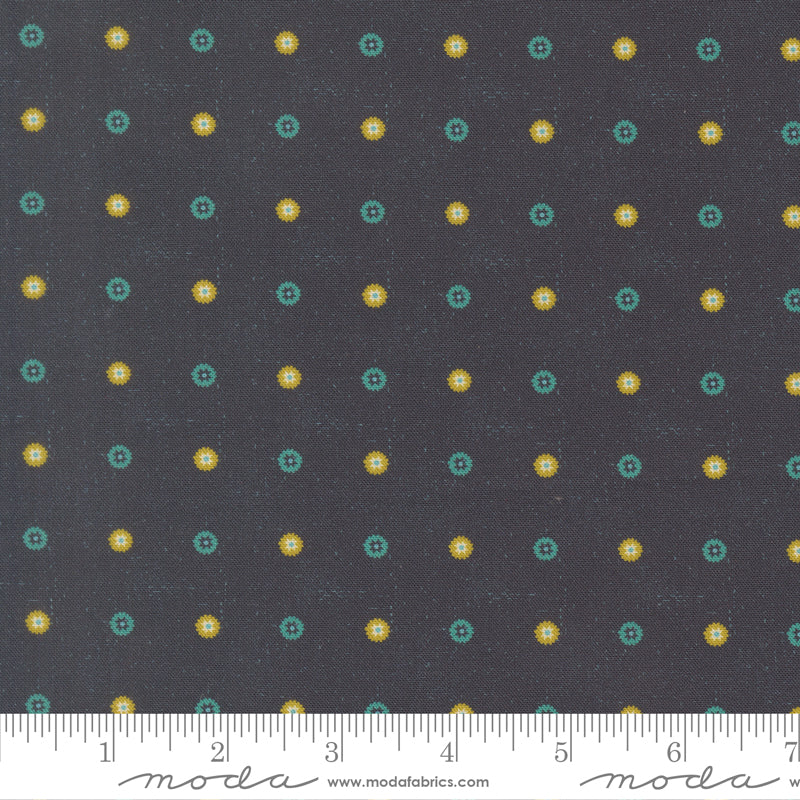 Sitara Quilt Fabric - Floret in Midnight Blue - 11987 12