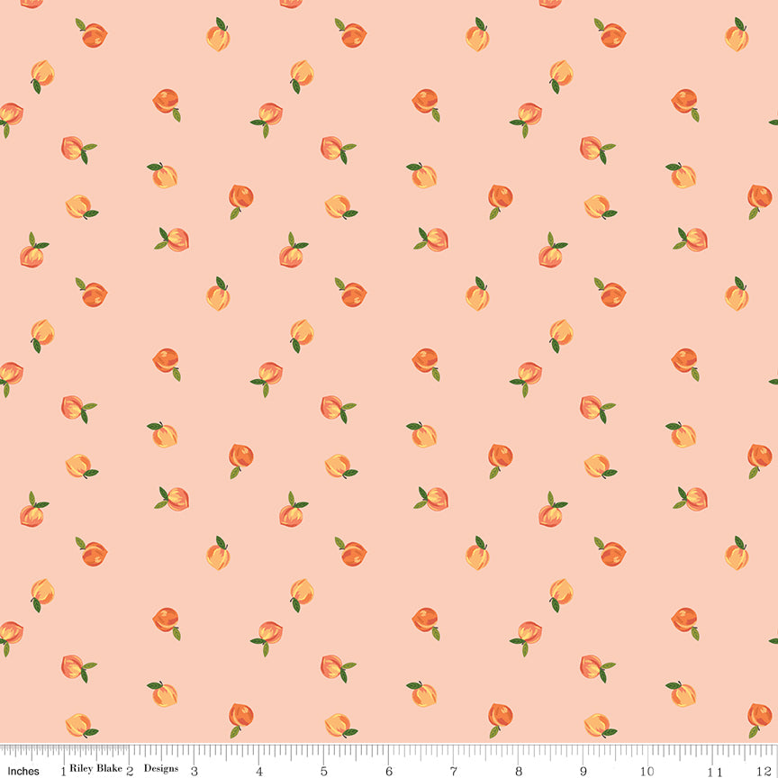 Southern Charm Quilt Fabric - Peaches in Peaches n Cream - C17442-PEACHES