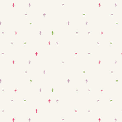 Sparkle Elements Quilt Fabric - Garden (Pink/Green) Sparkle - SKE80113