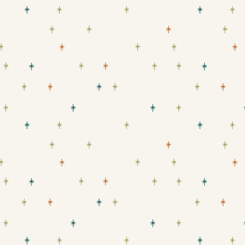 Sparkle Elements Quilt Fabric - Woodland (Teal/Green) Sparkle - SKE80114