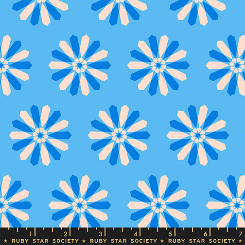 Sparkle Mart Quilt Fabric by Ruby Star Society - Freshly Picked in Altitude Light Blue - RSS0119 13