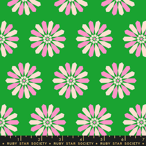 Sparkle Mart Quilt Fabric by Ruby Star Society - Freshly Picked in Deep Verdant Green - RSS0119 15