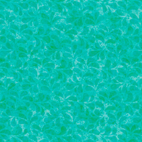 Spring Bling Quilt Fabric - Leaf Tonal in Jade Aqua - 2600 30772 Q