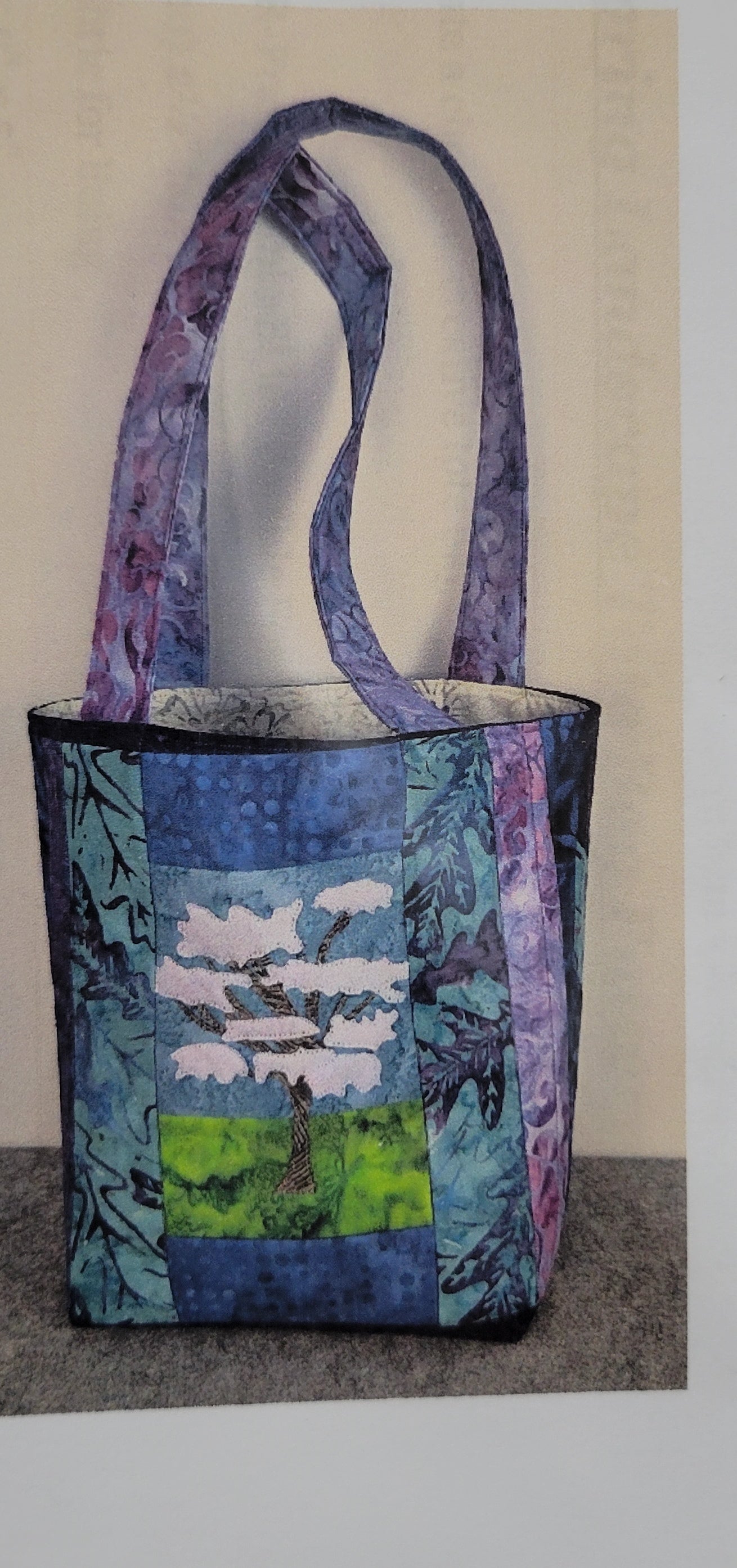 Spring Landscape Tote Bag Pattern by Debbie Henry  - LANDSCAPETOTE