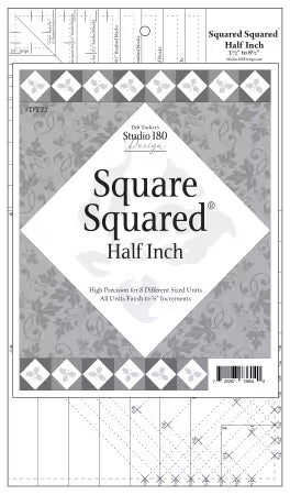 Square Squared Ruler (Half Inch) - UDT22