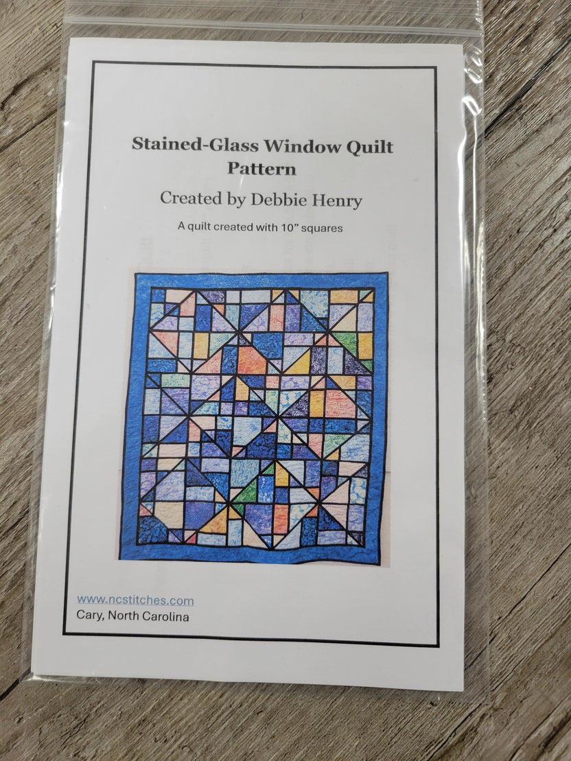 Stained Glass Window Quilt Pattern by Debbie Henry SGW Cary