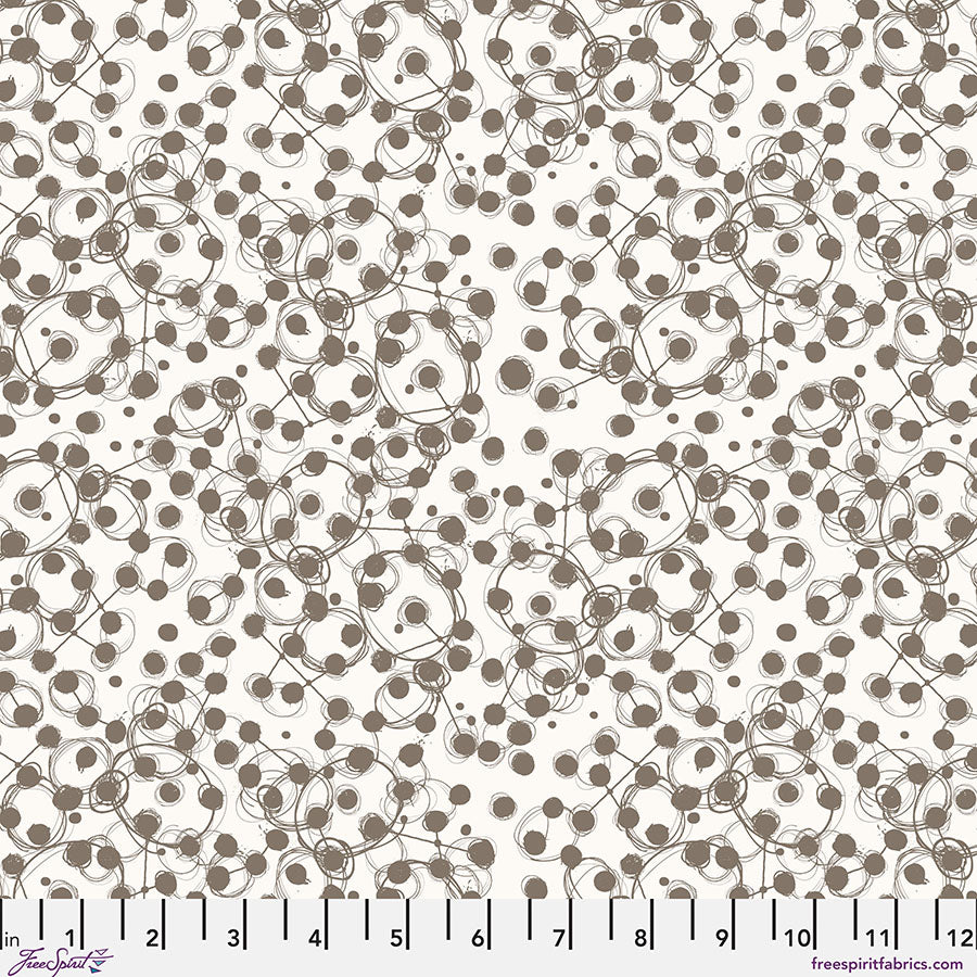 Stamped Quilt Fabric - Atomic in Paper - PWSE049.PAPER