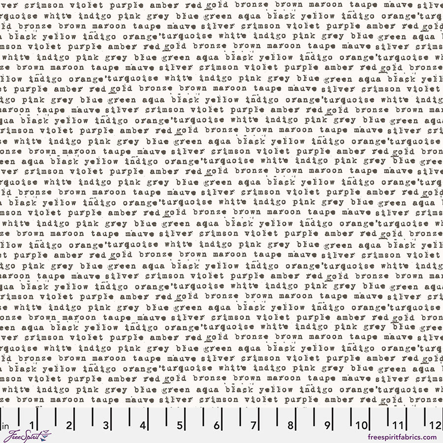 Stamped Quilt Fabric - Monochrome in Paper - PWSE051.PAPER