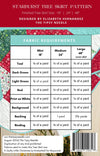 Starburst Christmas Tree Skirt Pattern - TTN-134