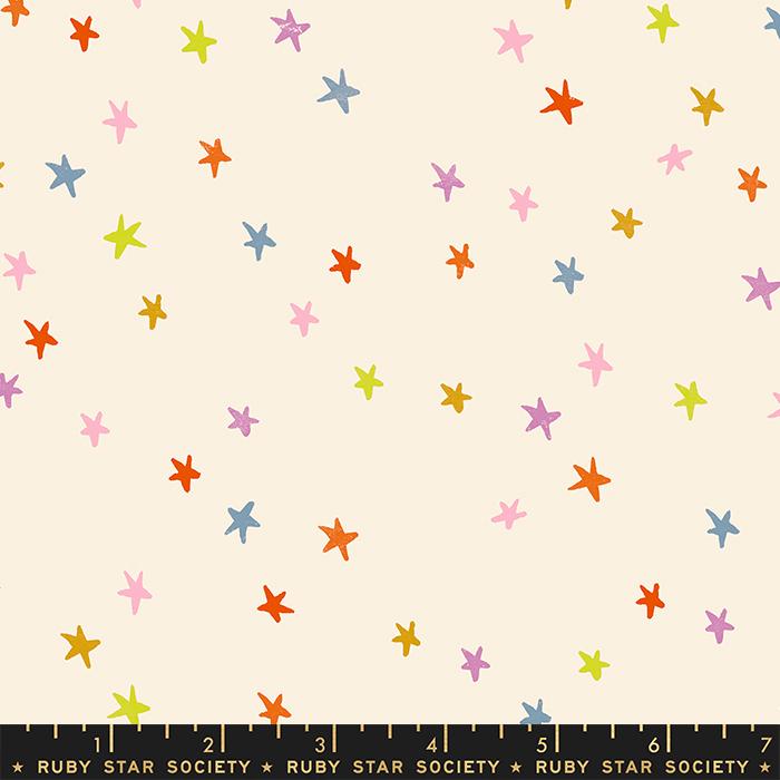 Starry Quilt Fabric by Ruby Star Society - Starry in Multi/Natural - RS4109 34