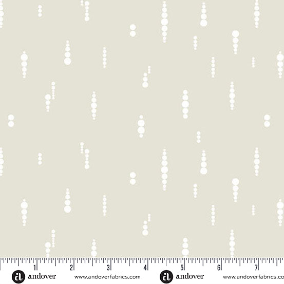 Still Quilt Fabric by Libs Elliott - Crop Circles in Bone Cream/Beige - A-1352-L