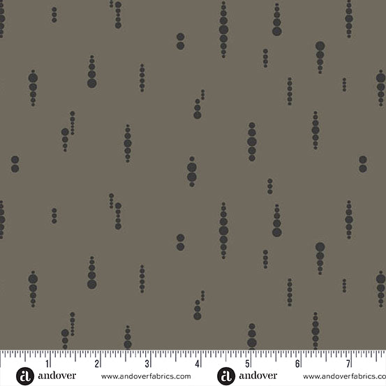 Still Quilt Fabric by Libs Elliott - Crop Circles in Greige (Brown) - A-1352-K