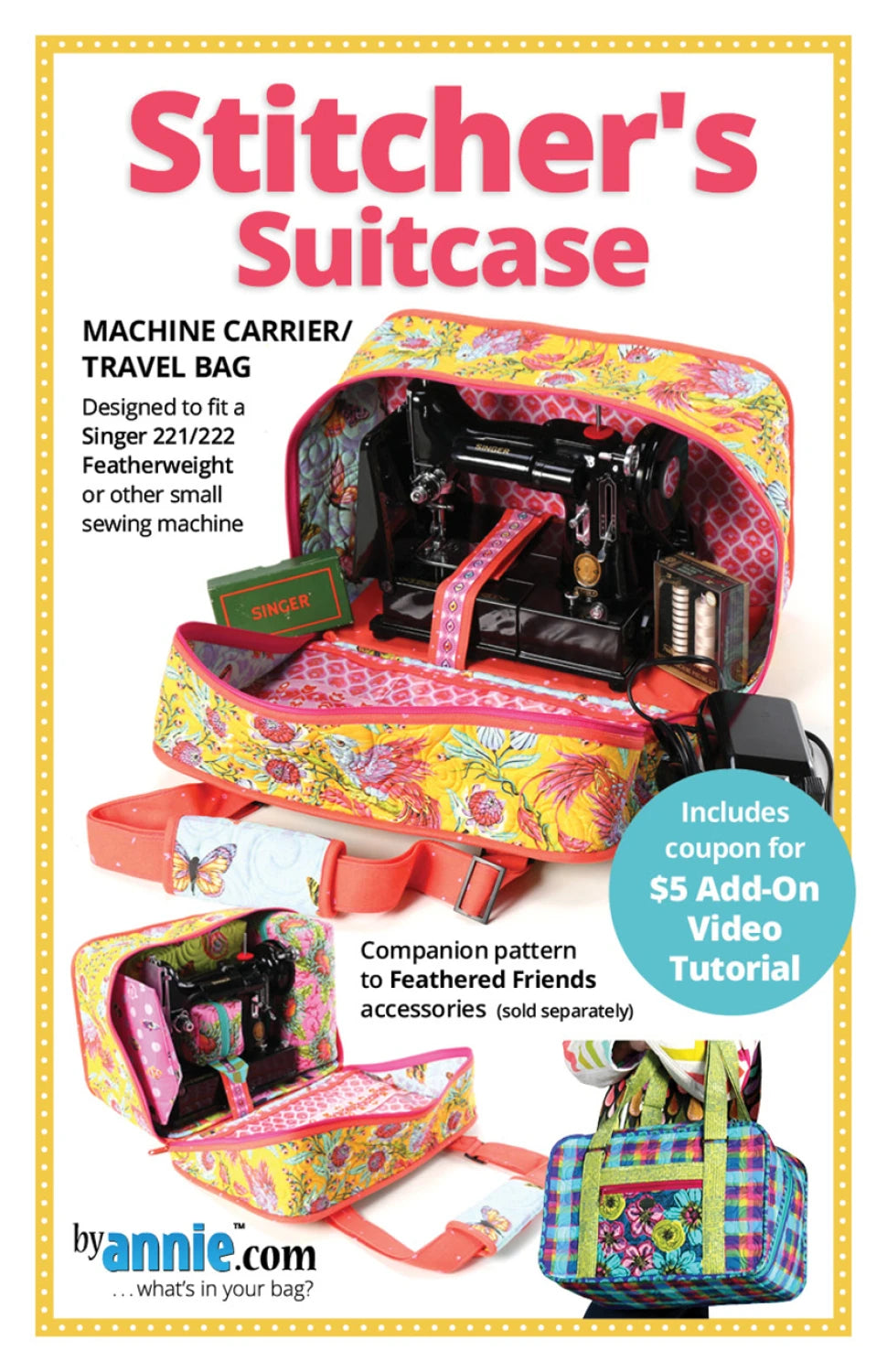 Stitcher's Suitcase Pattern from By Annie - PBA319