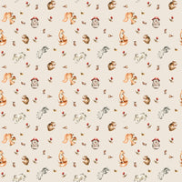 Story Book Quilt Fabric - Animals in Cream - 91335-12