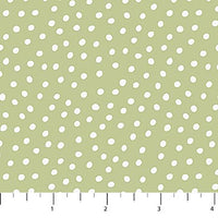 Story Book Quilt Fabric - Dots in Green - 91338-70