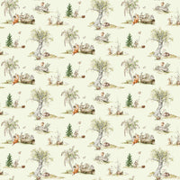 Story Book Quilt Fabric - Scene in Green - 91334-70
