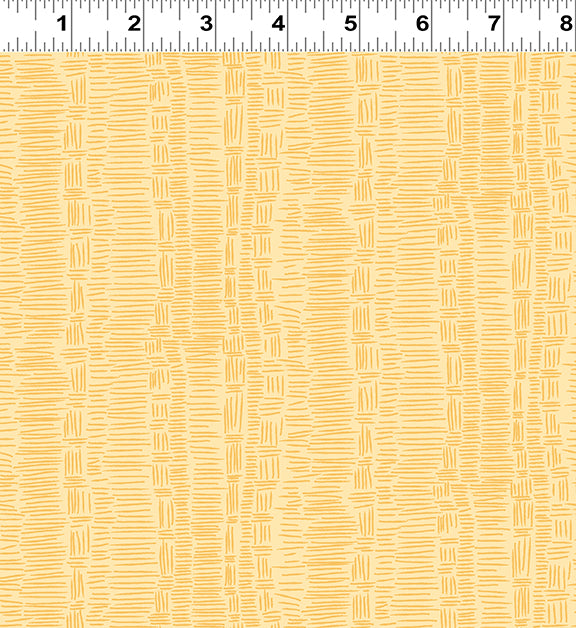 Strawberry Days Quilt Fabric - Basketweave in Light Gold - Y4070-67