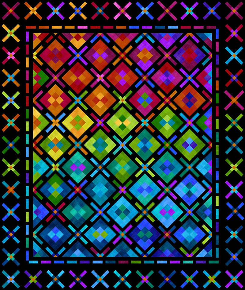 Summer Sparkles Quilt Pattern - featuring Interwoven - LSSUS