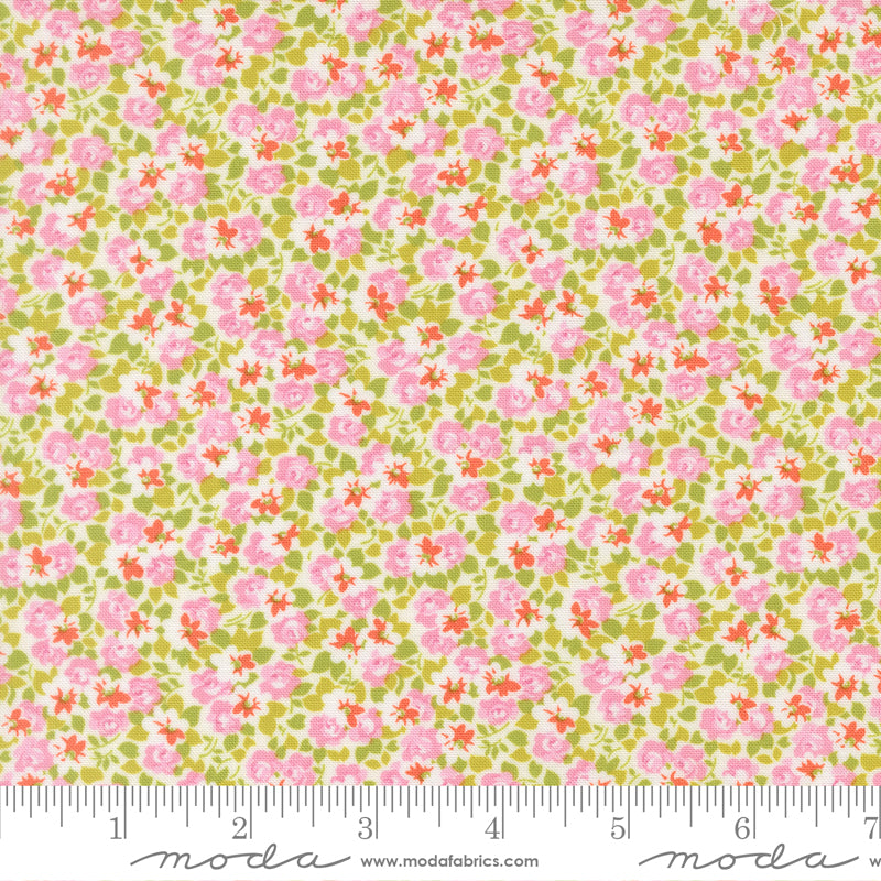 Summer's End Quilt Fabric - Meadow in Lilac Pink - 35436 22