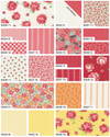 Summertime Quilt Fabric - 40 piece Fat Quarter Bundle - 55320AB