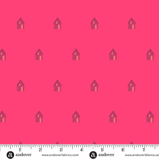 Sun Print 2026 Quilt Fabric by Alison Glass - Cabin in Redwood Red - A-10047-R