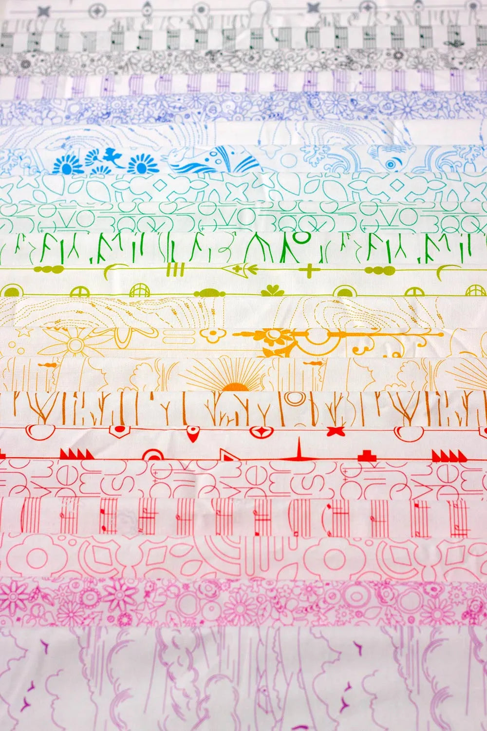 Sun Print Whisper Quilt Fabric by Alison Glass - 10x10 - set of 42 10" squares - 3S-SPWH-X