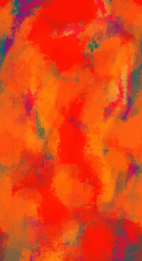 Sunset Strokes Quilt Fabric - Evening Storm in Maelstrom Orange - 10805-59