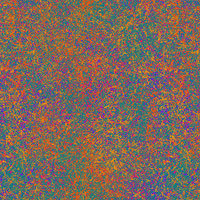 Sunset Strokes Quilt Fabric - Sun Glitter in Aurora Teal/Orange - 10804-58