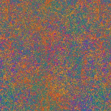 Sunset Strokes Quilt Fabric - Sun Glitter in Aurora Teal/Orange - 10804-58