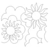 Longarm Pattern (not for sale): Sunshine