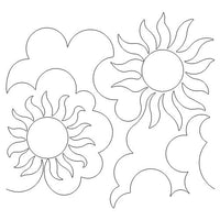 Longarm Pattern (not for sale): Sunshine