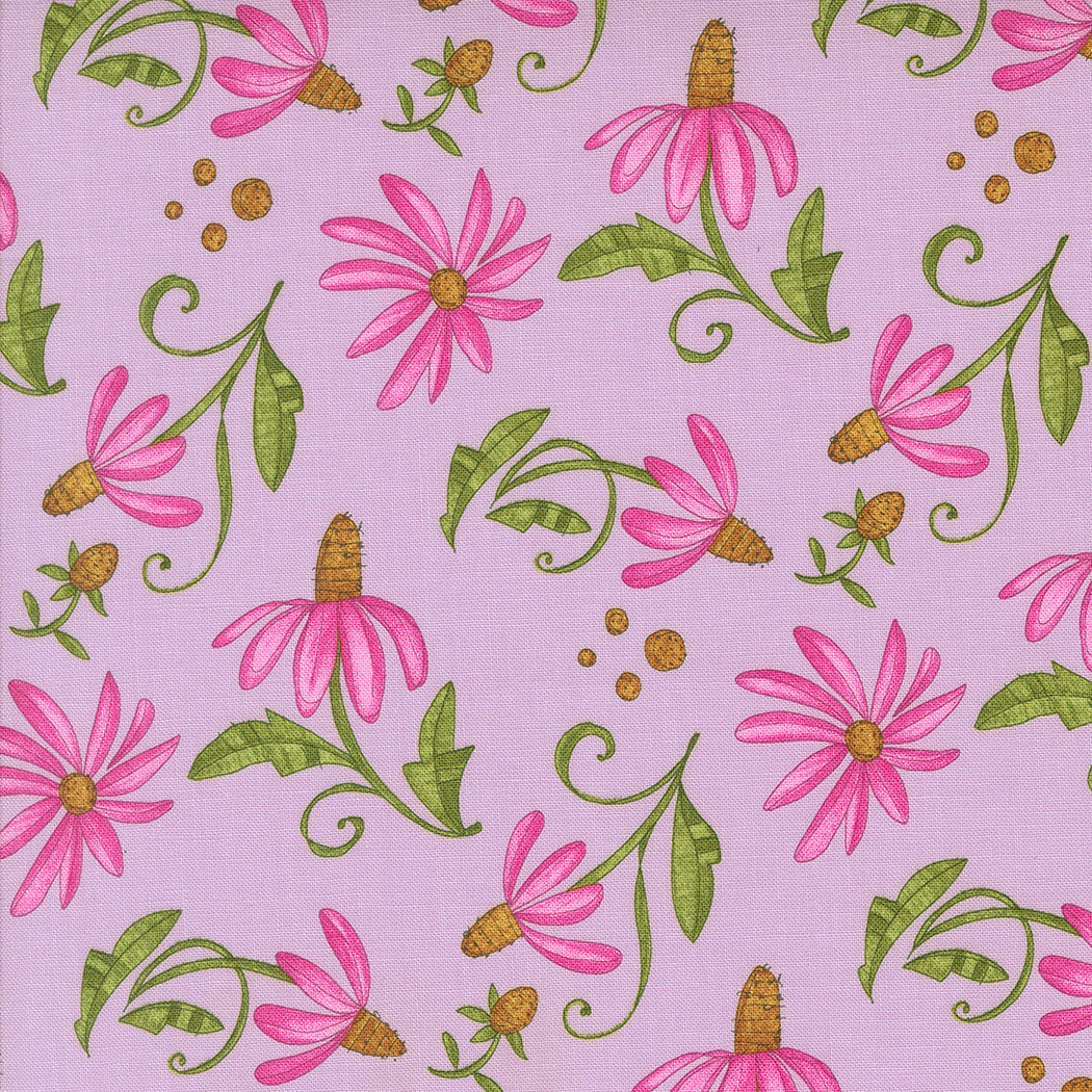 Superbloom Quilt Fabric - Daisyish in Freesia Purple - 48783 14