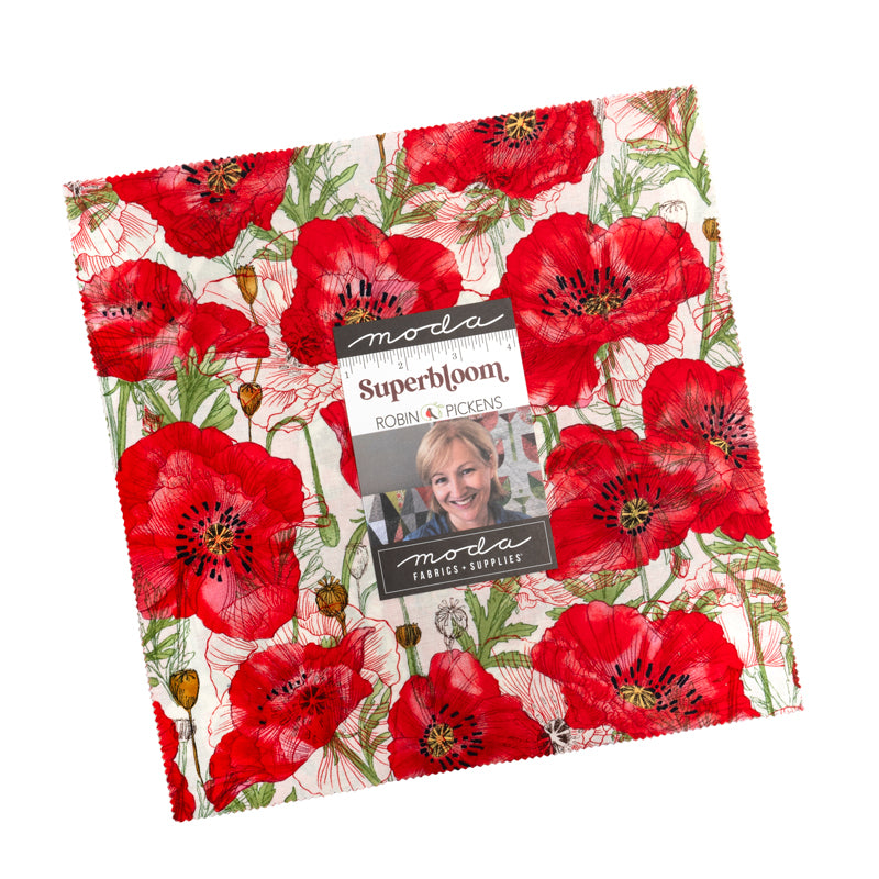 Superbloom Quilt Fabric - Layer Cake - set of 42 10" squares - 48780LC