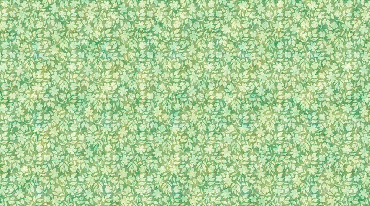 Sweet Surrender Quilt Fabric - Floral Blender in Green - 26952-73