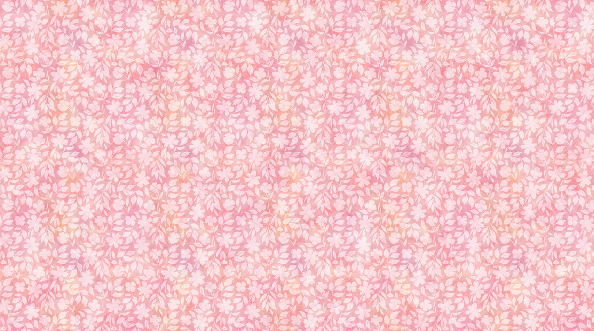 Sweet Surrender Quilt Fabric - Floral Blender in Pink - 26952-21