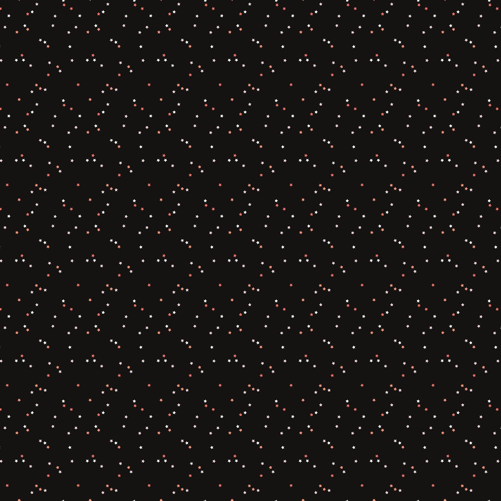 Sweet Treats Quilt Fabric - Stars in Black - 91258-99