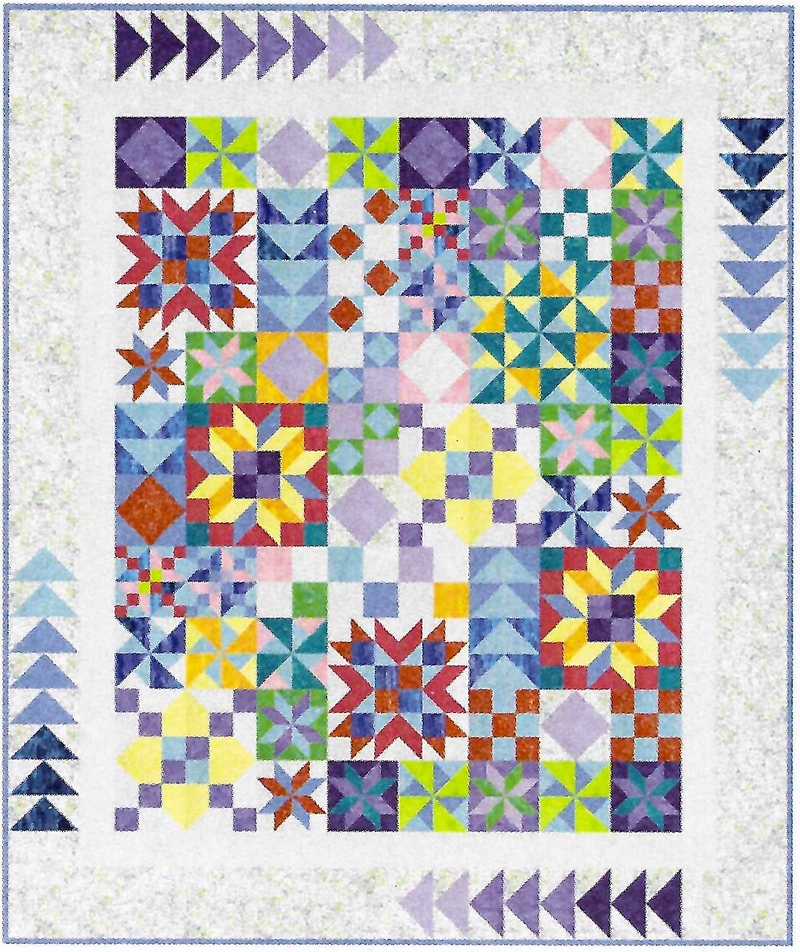 Symphony Quilt Kit - COMPLETE QUILT KIT - Neutral or Bright
