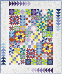 Symphony Quilt Kit - COMPLETE QUILT KIT - Neutral or Bright