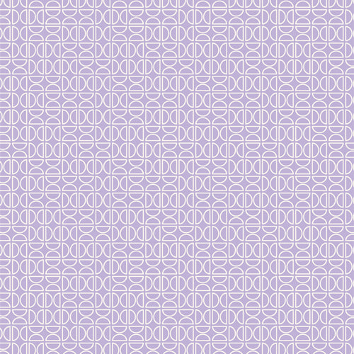 Tangerine Quilt Fabric - Zesty Wedges Dew in Lavender Purple - TAN69909