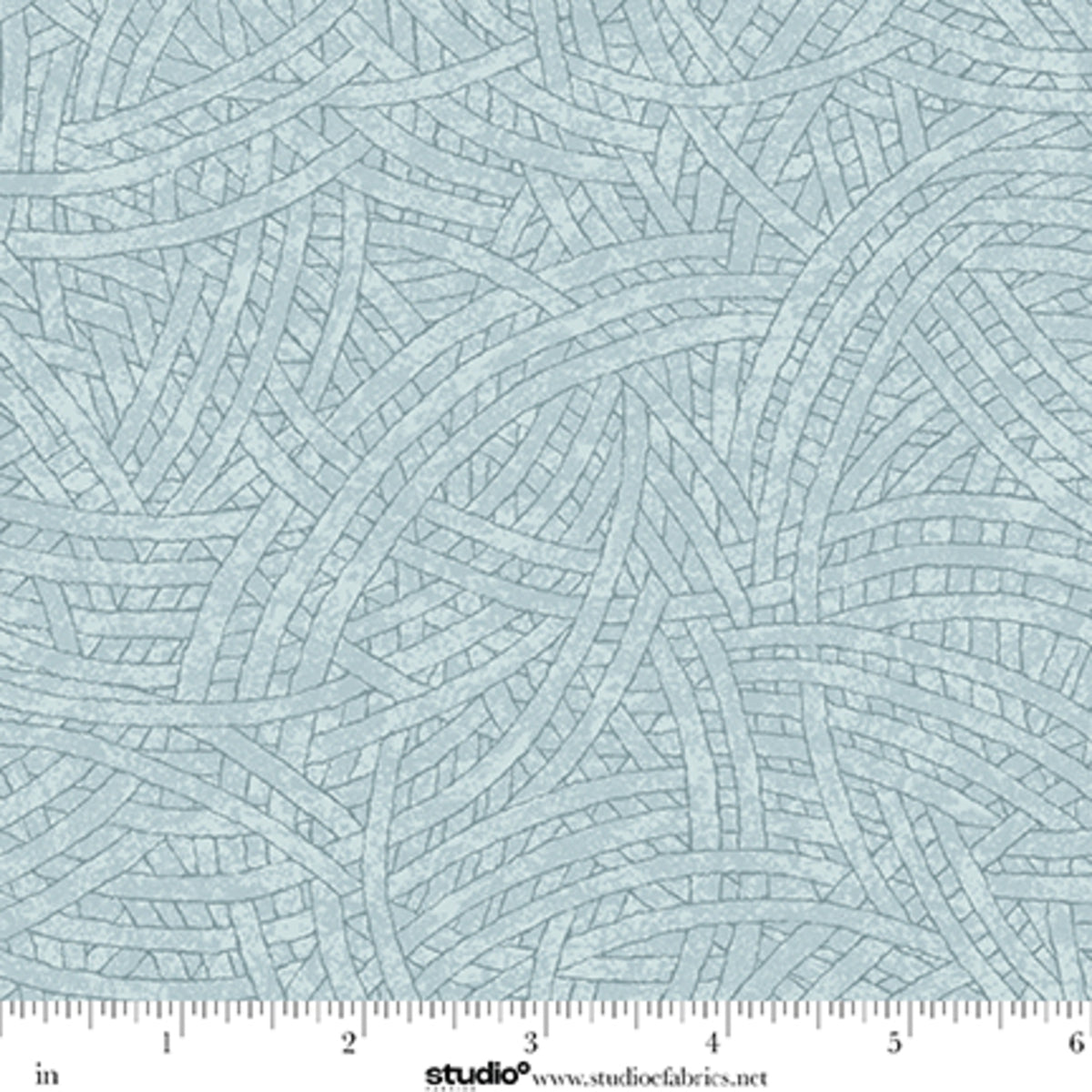 Tangled Quilt Fabric - Blender in Cerulean Blue - 8866-19