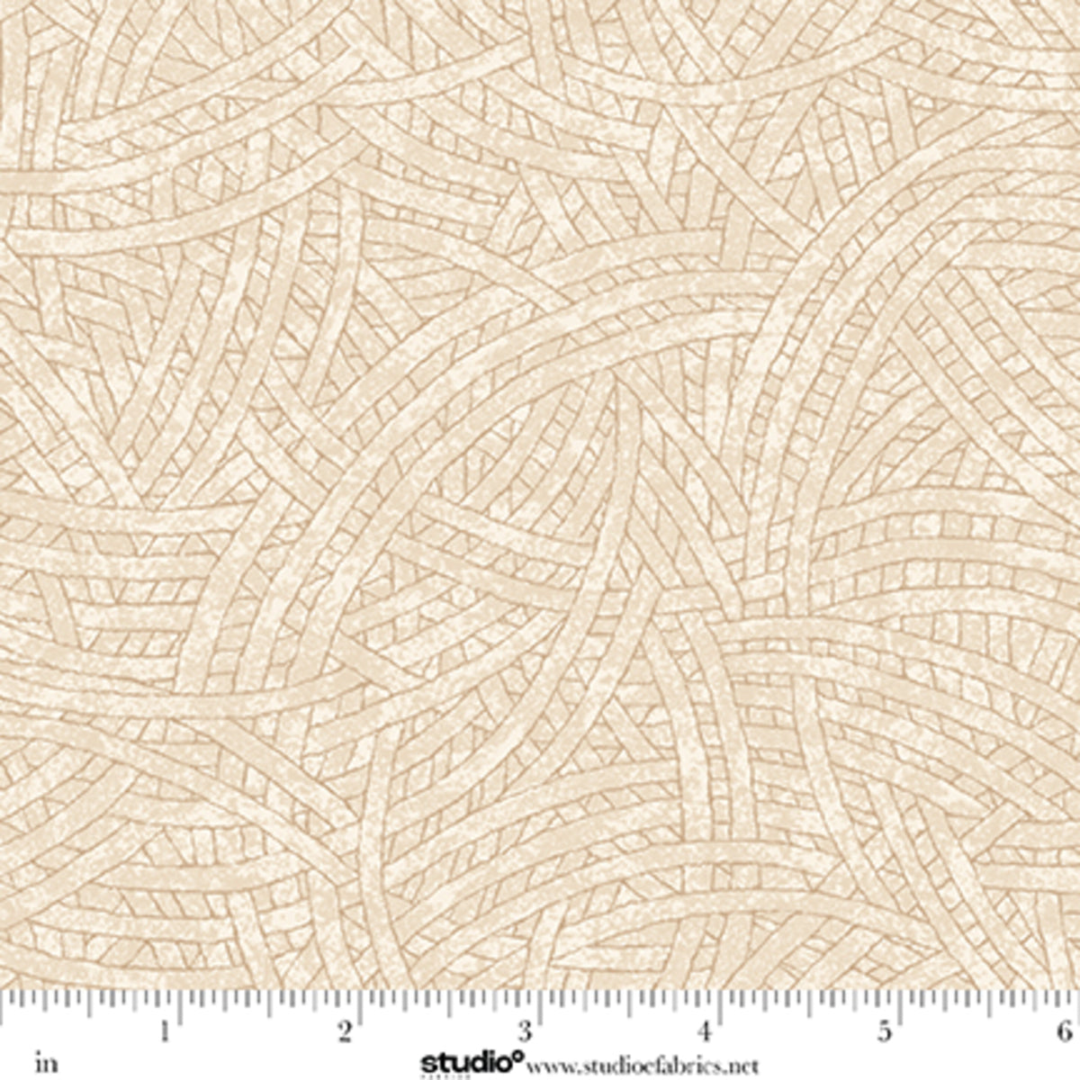 Tangled Quilt Fabric - Blender in Dusty Taupe (Tan) - 8866-34