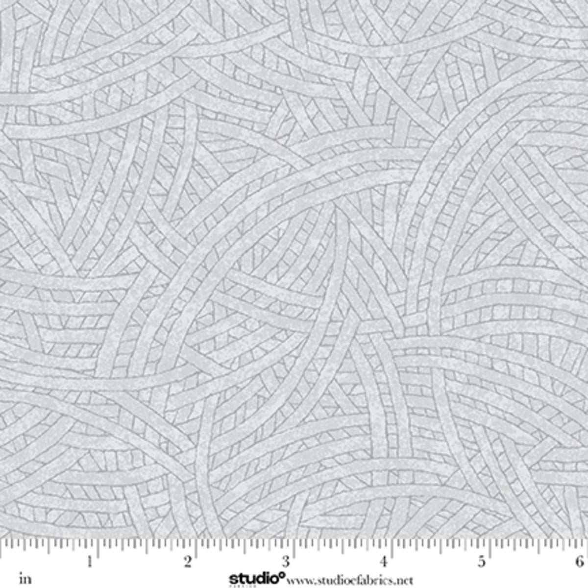 Tangled Quilt Fabric - Blender in Pewter Gray - 8866-91
