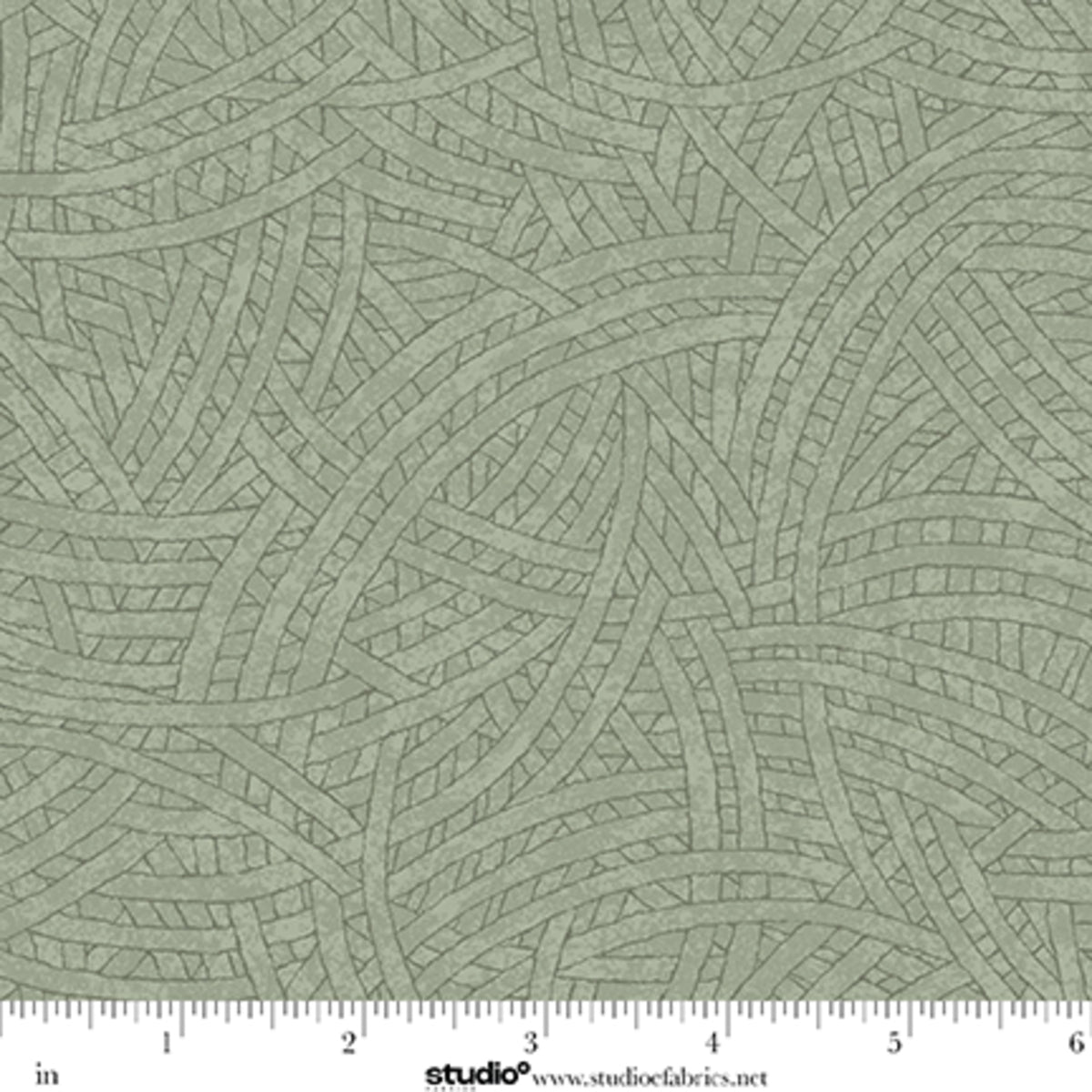 Tangled Quilt Fabric - Blender in Sage Green - 8866-69
