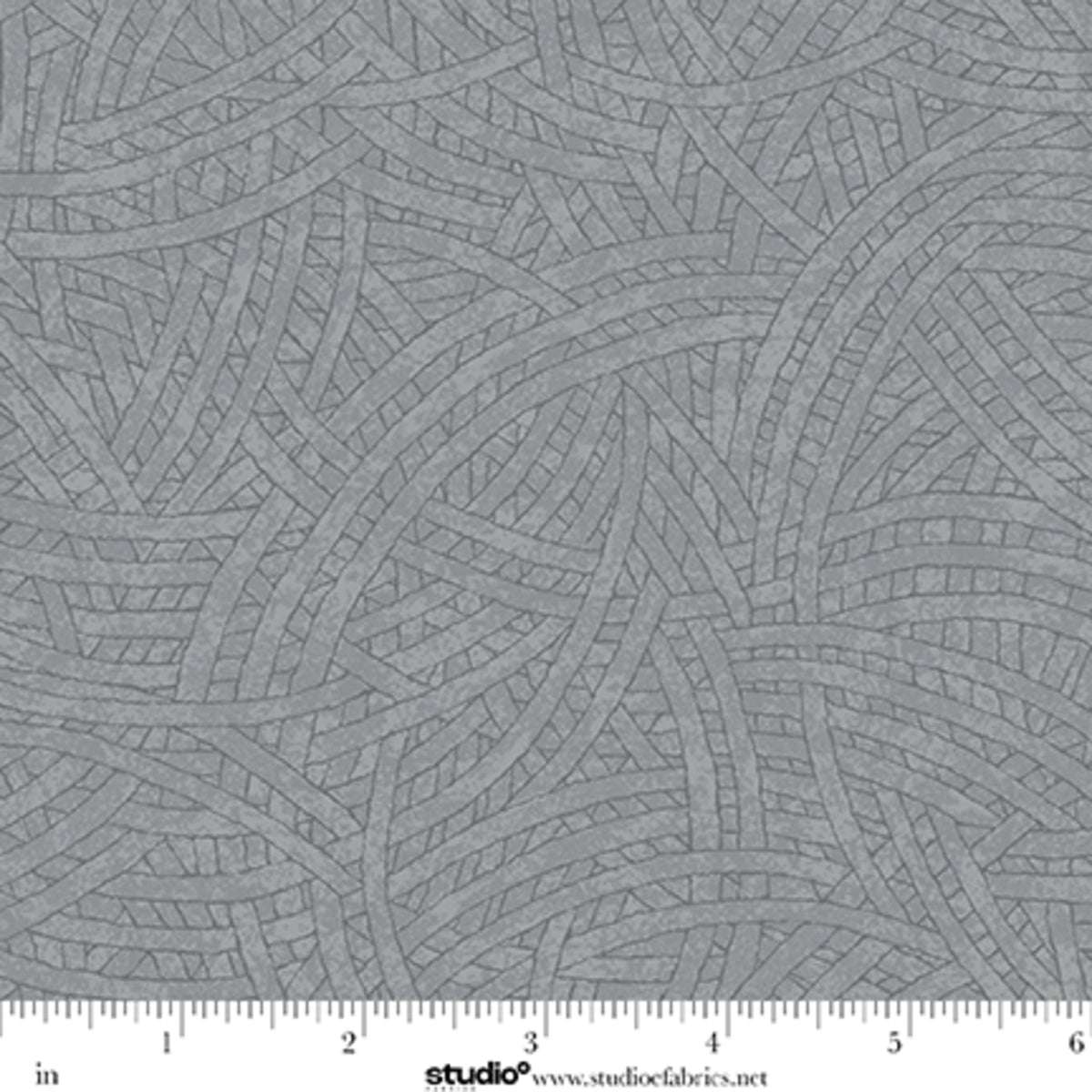 Tangled Quilt Fabric - Blender in Slate Gray - 8866-92