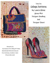 Teeny Tiny Collage Pattern - Group 14, Designer Handbag and Designer Shoes! - FWLHTT14